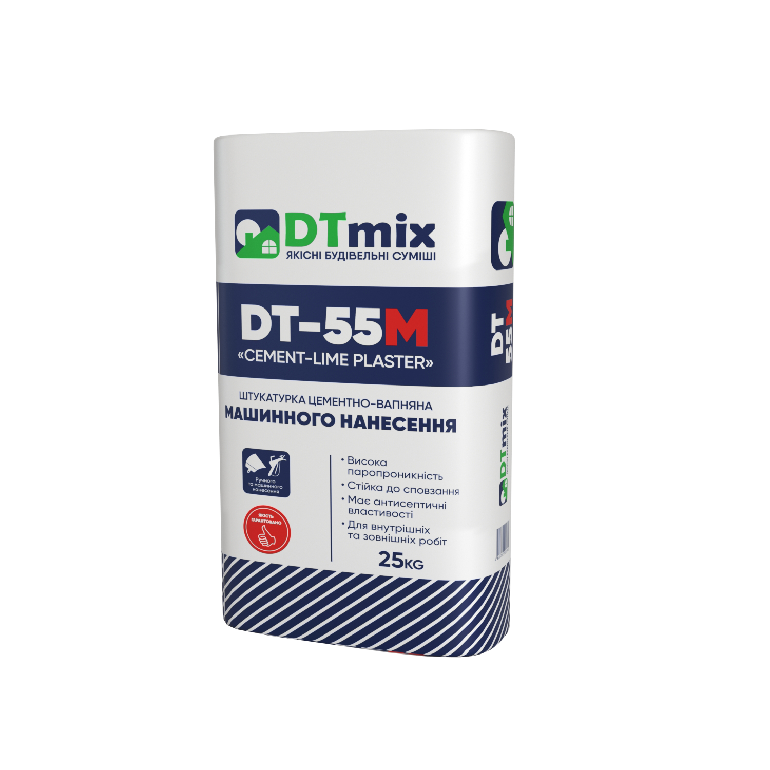 DT-55М «CEMENT-LIME PLASTER» Штукатурка цементно-вапняна машинного нанесення
